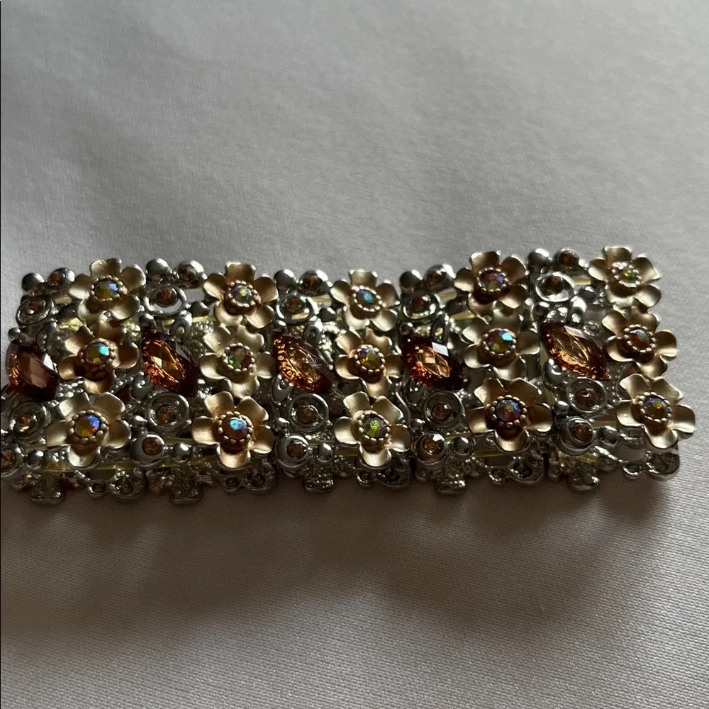 Premier Designs “Floral Affair” stretch bracelet. Cuff style.